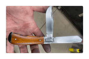 EDC Knife - Medium 2 Blade Trapper