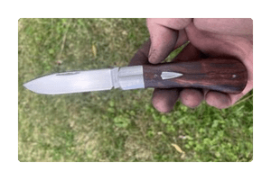 EDC Knife Panchetto Drop Point in Ironwood